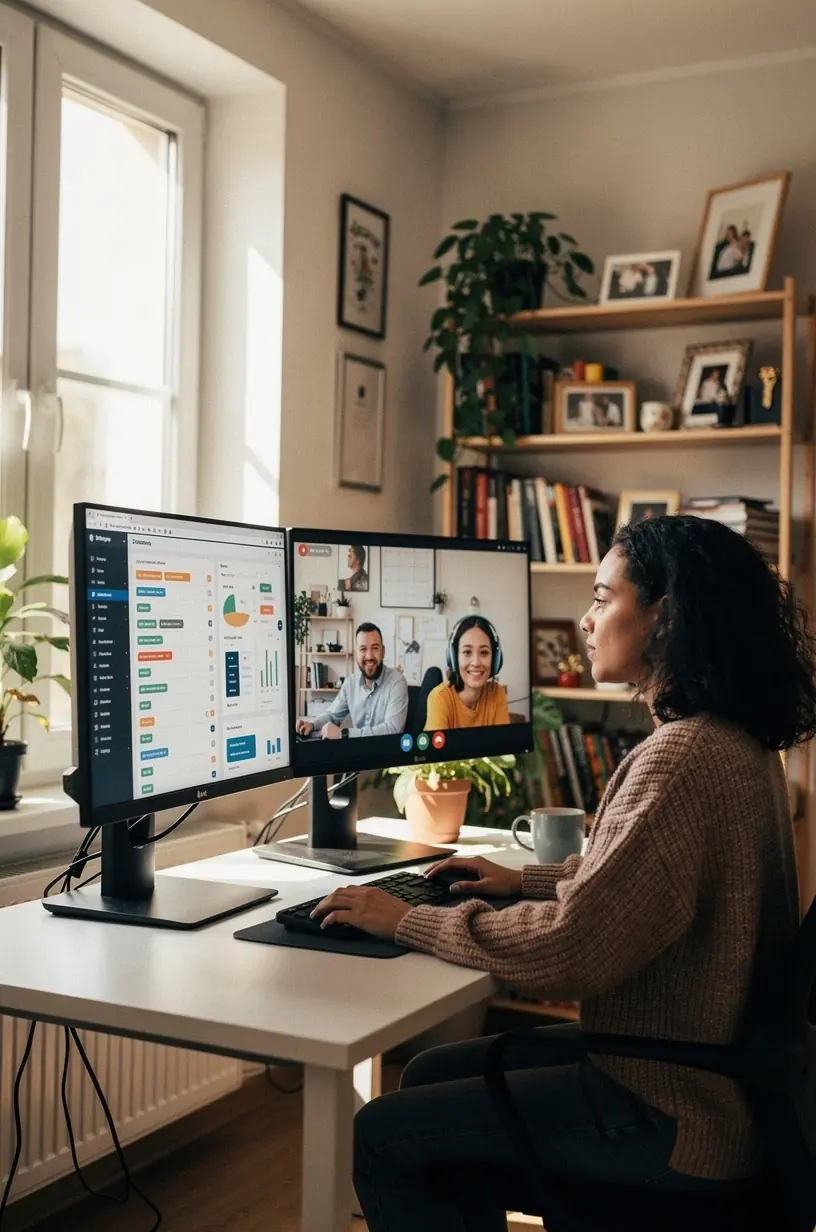 Ręka wpisująca dane na laptopie podczas analizy procesów biznesowych.
